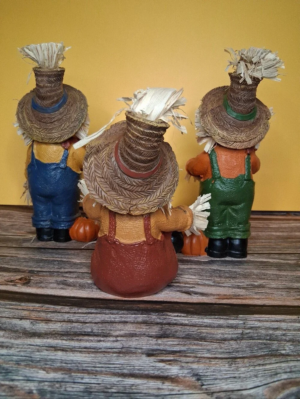 Hobby Lobby 3 Scarecrow Figurines 6